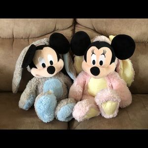 Mickey and Minnie Easter bunnies